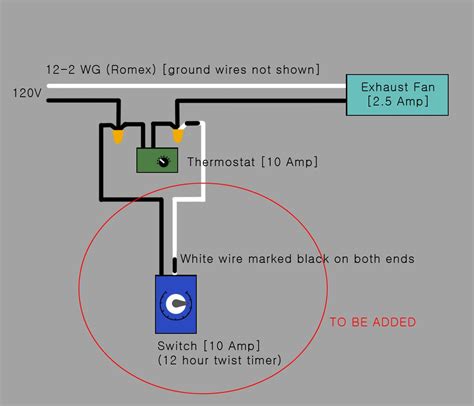 Attic Fan Thermostat Wiring Diagram Youtube