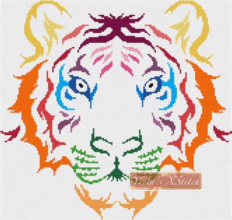 Tiger cross stitch kits | Yiotas XStitch