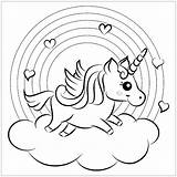 Baby Unicorn Coloring Pages sketch template