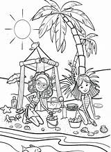 Vacation Coloring Pages Printable sketch template