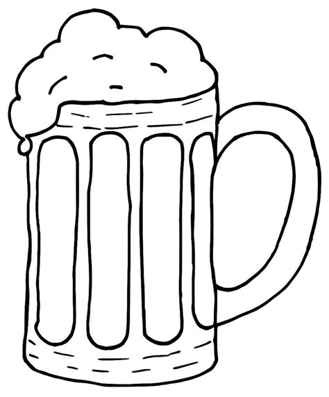 outline beer mug clip art - Clip Art Library