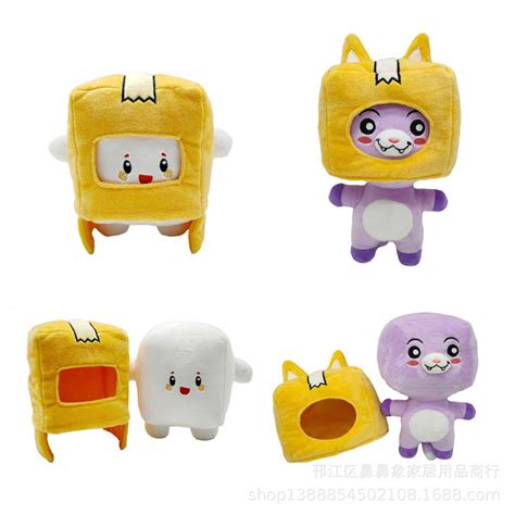 6 Styles LankyBox Cartoon Character Anime Plush Toy Doll