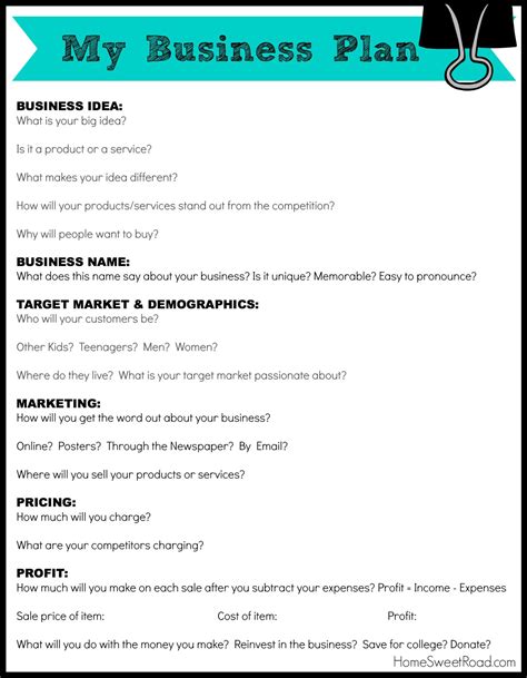 Business Plan Template Pages Mac