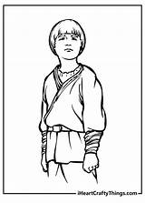 Anakin Skywalker Coloring Pages sketch template