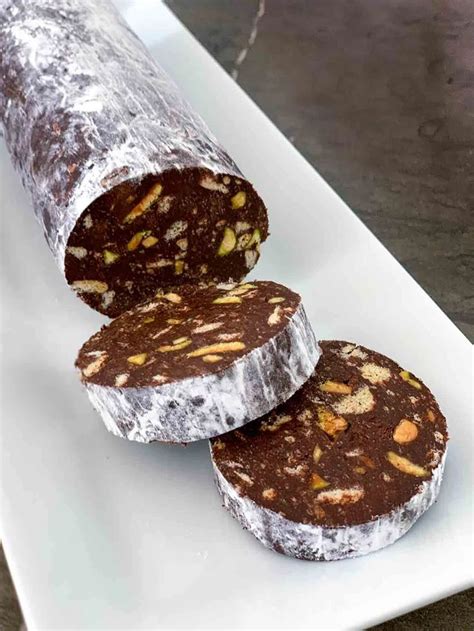 Salame de Chocolate ~ Chocolate Salami | Chocolate salami recipe, Portuguese desserts, Desserts