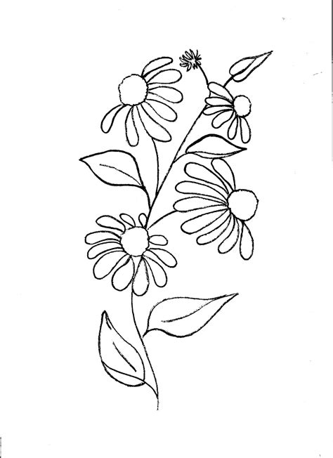 Simple Flower Patterns Drawing at GetDrawings | Free download