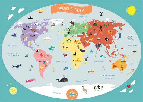 World Map For Kids - Hayley Drumwright
