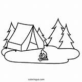 Camping Coloring Pages Free Printable PDF sketch template