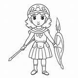 Spear Coloring Page sketch template