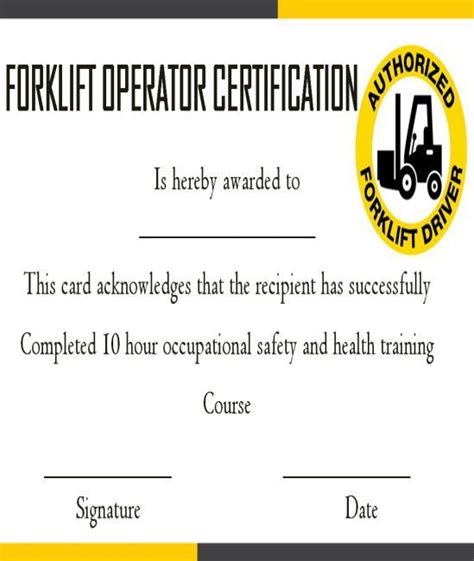 Forklift Certification Template (9) - TEMPLATES EXAMPLE | TEMPLATES ...