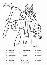 Fortnite Color By Number  Free Printable Coloring Pages For Kids sketch template
