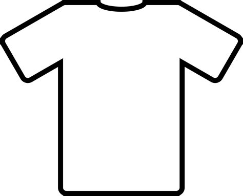 Clipart - white t-shirt
