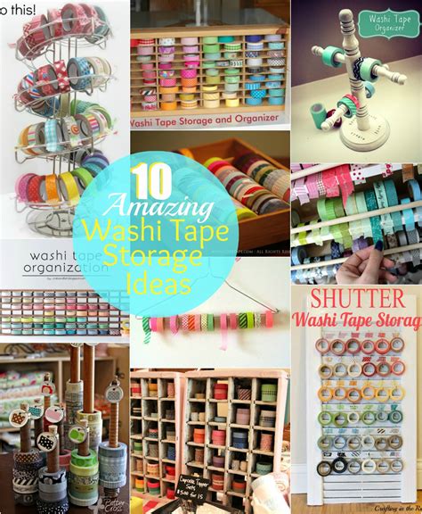 Allred Design Blog: Amazing Washi Tape Storage Ideas