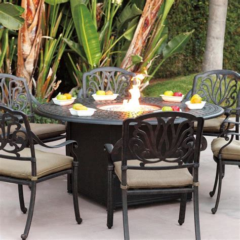 Fire Pit Dining Set, Fire Pit Sets, Fire Pit Table And Chairs, Propane ...