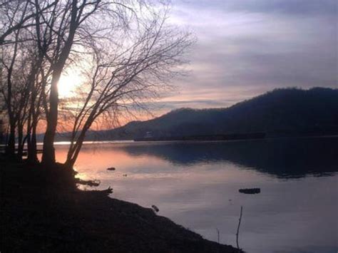 Paden City, WV : sunset on ohio river paden city docks photo, picture, image (West Virginia) at ...