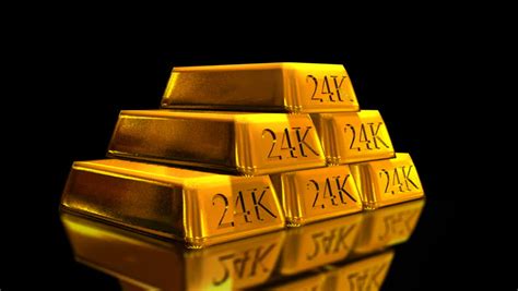 Stock video of gold bricks bullion (loop hd) | 1991173 | Shutterstock