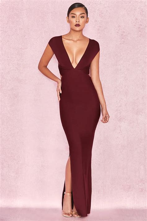 Women Fashion Sleeveless Wine Red Ankle Length long Maxi backless Bandage Dress 2017 Summer ...