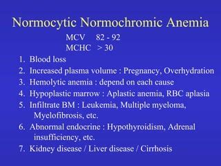 Normocytic Normochromic Anemias Causes, Symptoms And, 42% OFF