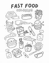 Fast Food Coloring – Home Cooking With Kimberly sketch template