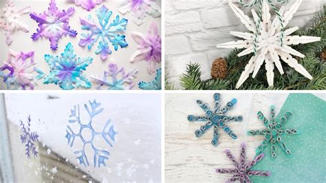 10 Easy Snowflake Crafts to Celebrate Winter (with Free Printable!) - The Craft-at-Home Family