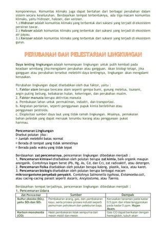 Daur biogeokimia + ekosistem | PDF