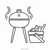 Barbecue Grills Coloring Pages sketch template