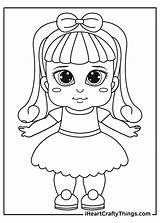 Doll Coloring Pages sketch template