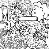 Trippy Coloring Pages For Adults sketch template