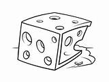Cheese Coloring Sheet For Kids  Page sketch template