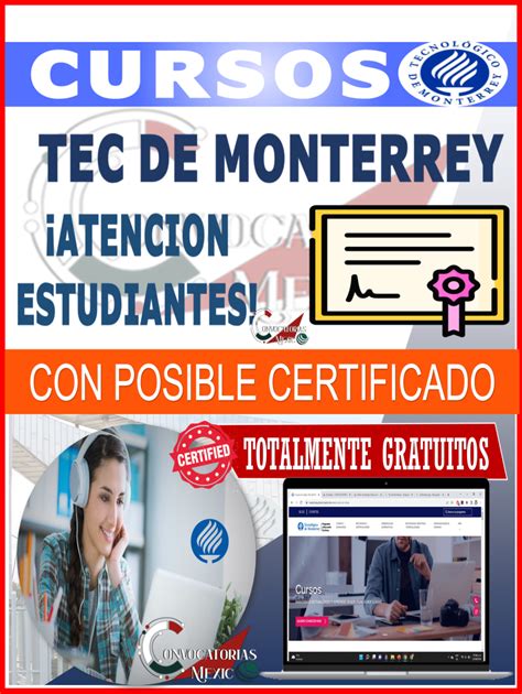 ≫ Estos son los Cursos Tec de Monterrey 2023-2024 que ofrecen a sus estudiantes ¡Adquieres ...