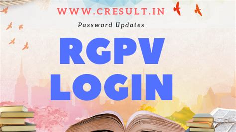 RGPV Login Password Updates Online - CRESULT.IN