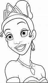 Princess Tiana Free Coloring Pages sketch template