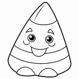 Cute candy corn coloring Pages To print  Coloring Fun Zone sketch template