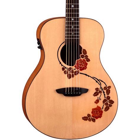 Luna Guitars Oracle Folk Series Rose Acoustic-Electric Guitar | Musician's Friend