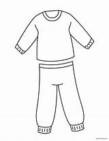 Pajamas Coloring Pages ᗎ Printable Painting Template sketch template