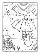 11 Unique Printable Rainy Day Coloring Pages PDFs Download sketch template