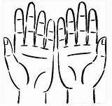 Hand And Arm Coloring Page sketch template