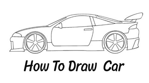 how to draw a car Step by Step Easy | Car drawings, Car drawing easy, Simple car drawing