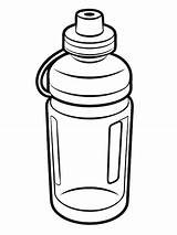 Water bottle colouring Book Pages For Children And Adults With Vector  sketch template