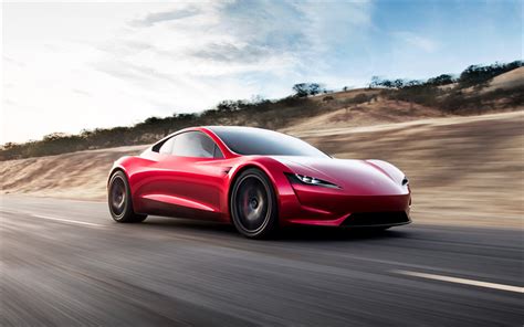 Download wallpapers Tesla Roadster, 2020, Electric sports car, sports ...