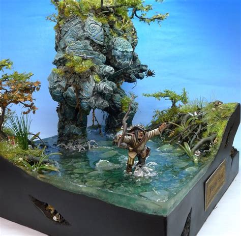 Forest Run | Diorama, Wargaming terrain, Scenery