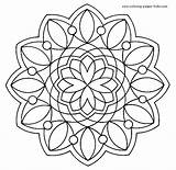 Mandala color page  Coloring pages For Kids Miscellaneous coloring sketch template