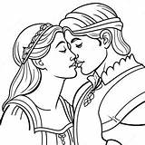 Romantic Romeo And Juliet Coloring Page  Pagescom sketch template