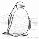 Penguin Coloring Pages  Free & Printable sketch template