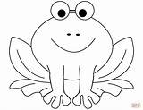 Frosch Kikker Rana Colorear Grenouille Kleurplaat Malvorlage Colorare  sketch template