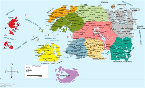 Elder Scrolls Online Map Size Comparison