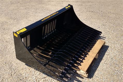 Skid Steer Rock Bucket - RK Series | Stinger Attachments