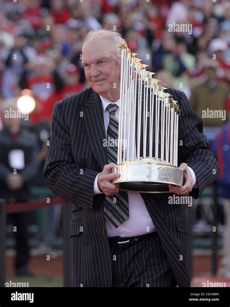 Oct 31, 2008 - Philadelphia, Pennsylvania, USA - Phillies Manager CHARLIE MANUEL carries the ...