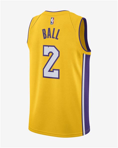 Lonzo Ball Icon Edition Swingman Jersey (Los Angeles Lakers) Men's Nike ...