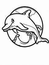 Cute Baby Dolphin Coloring Pages At GetColoringscom  Free Printable sketch template
